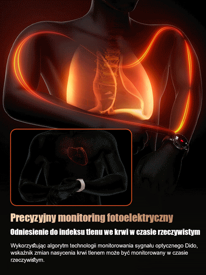 Smartwatch Y68 – Zegarek do pomiaru poziomu cukru we krwi ze stalowym paskiem